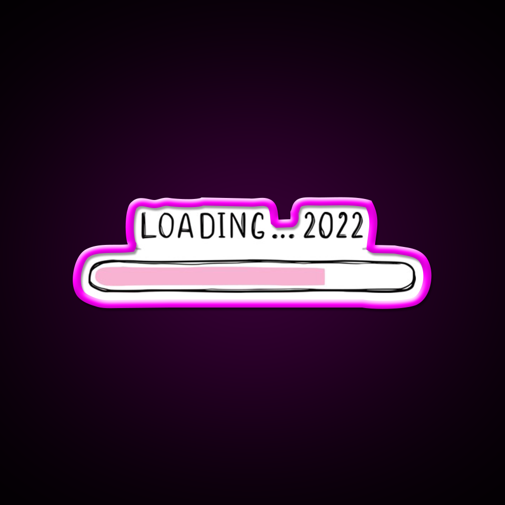 Loading For Gamer Friends Man Cave Bar Led Neon Sign Rgb Color - Neon sign mounted on wall in room