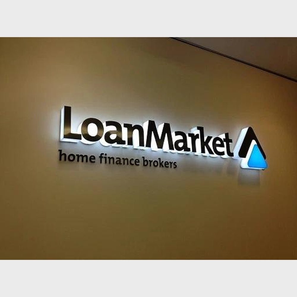 Loanmarket 3D Backlit Channel Letters Led Light Sign - Shineneon