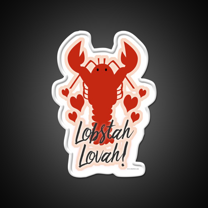 Lobster Lovin Lobstah Lovah Man Cave Bar Led Neon Sign Rgb Color