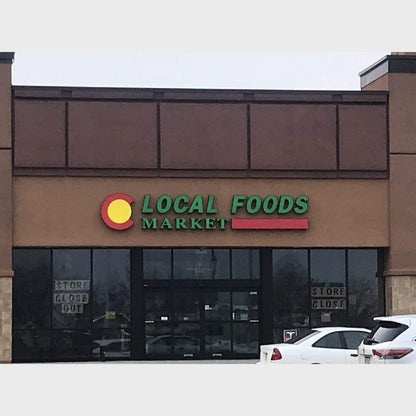 Local Foods Market 3D Frontlit Channel Letters Led Light Sign - Shineneon