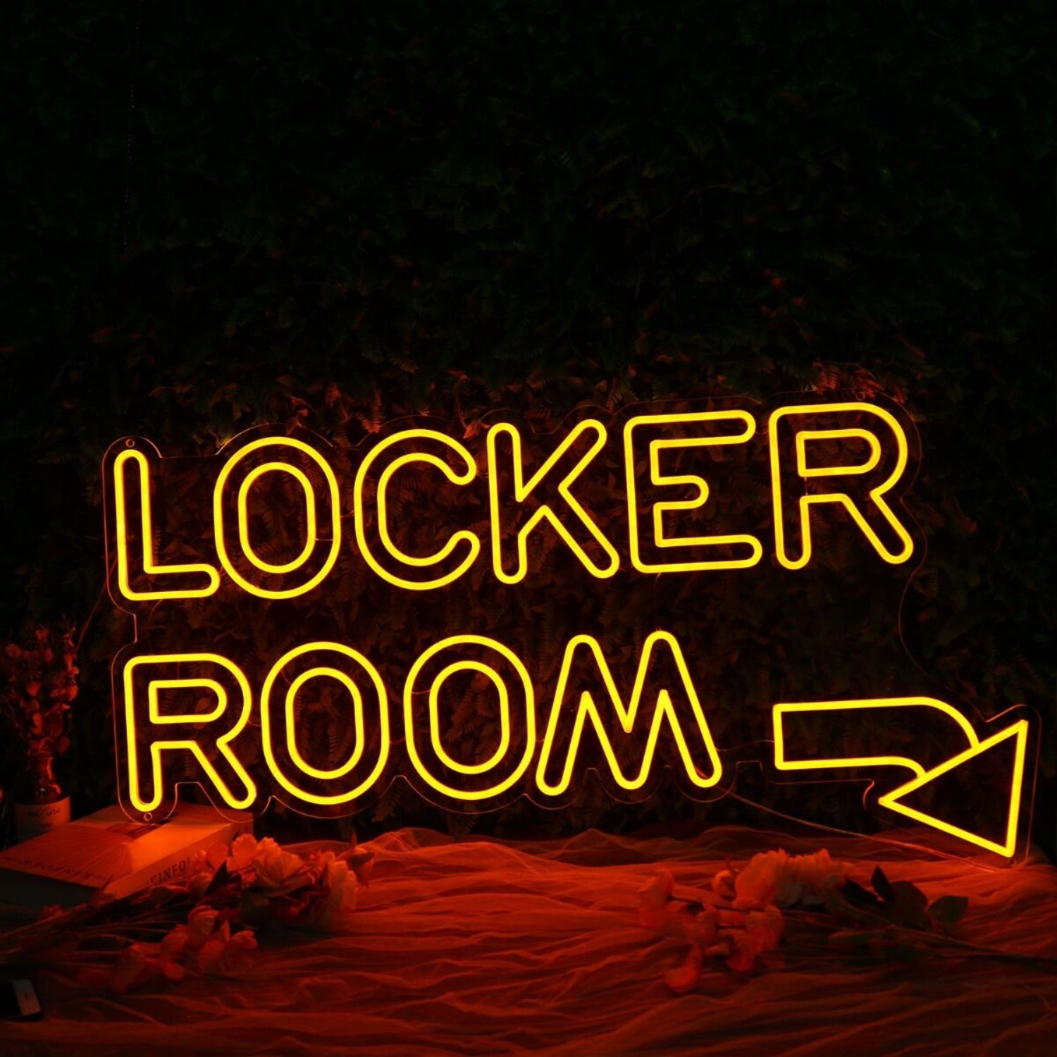 Locker Room Yellow Led Neon Sign | Shineneon