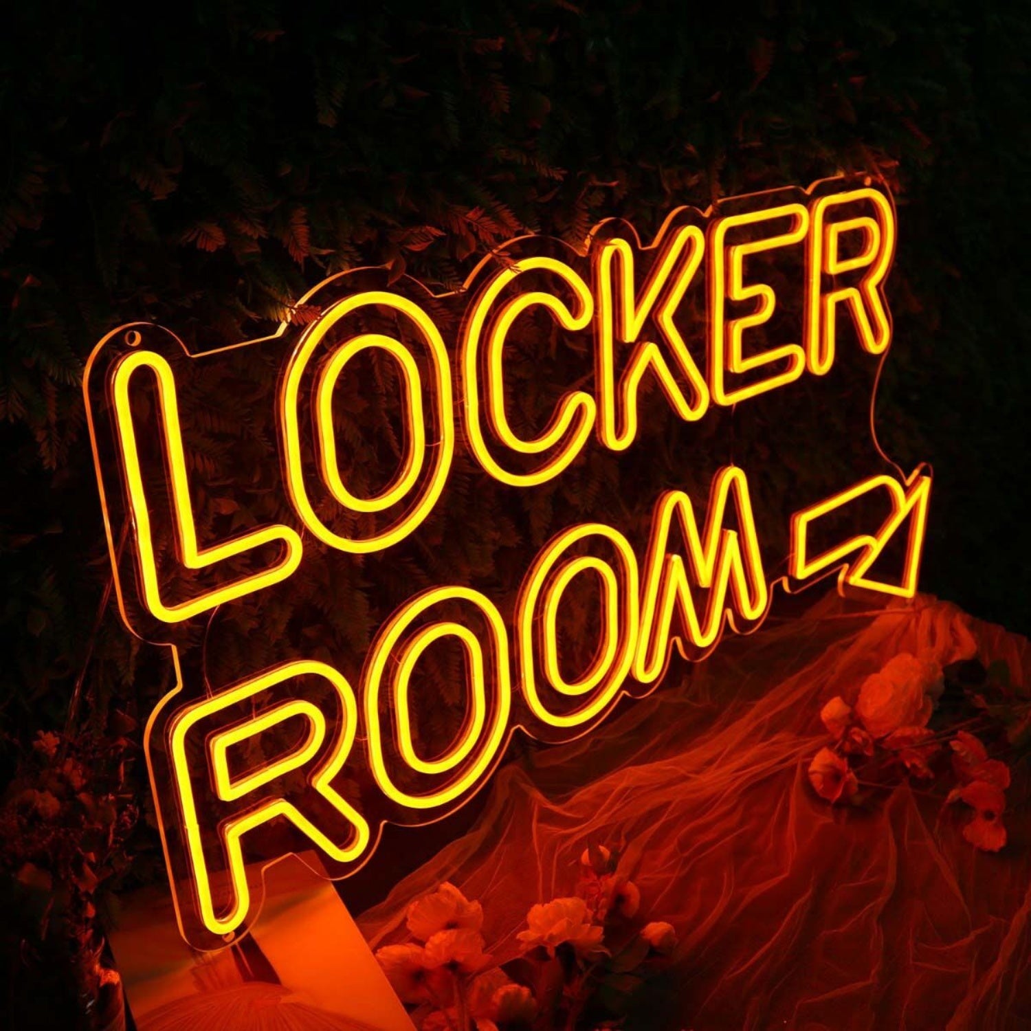 Locker Room Yellow Led Neon Sign | Shineneon