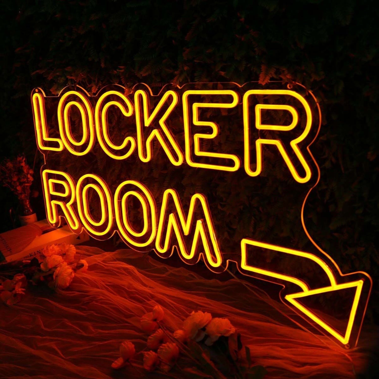 Locker Room Yellow Led Neon Sign | Shineneon