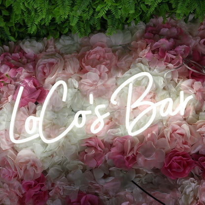 Locos Bar White Led Neon Sign - Shineneon