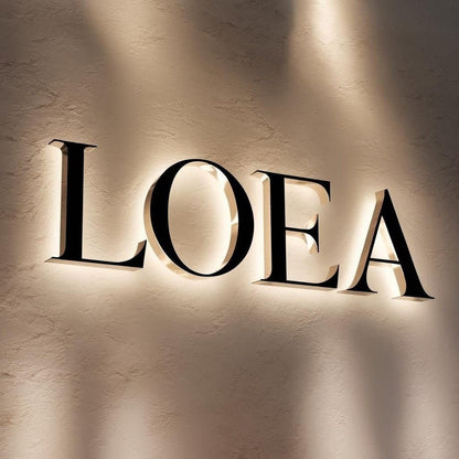 Loea 3D Backlit Channel Letters Led Light Sign - Shineneon