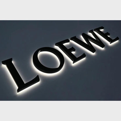 Loewe 3D Backlit Channel Letters Led Light Sign - Shineneon