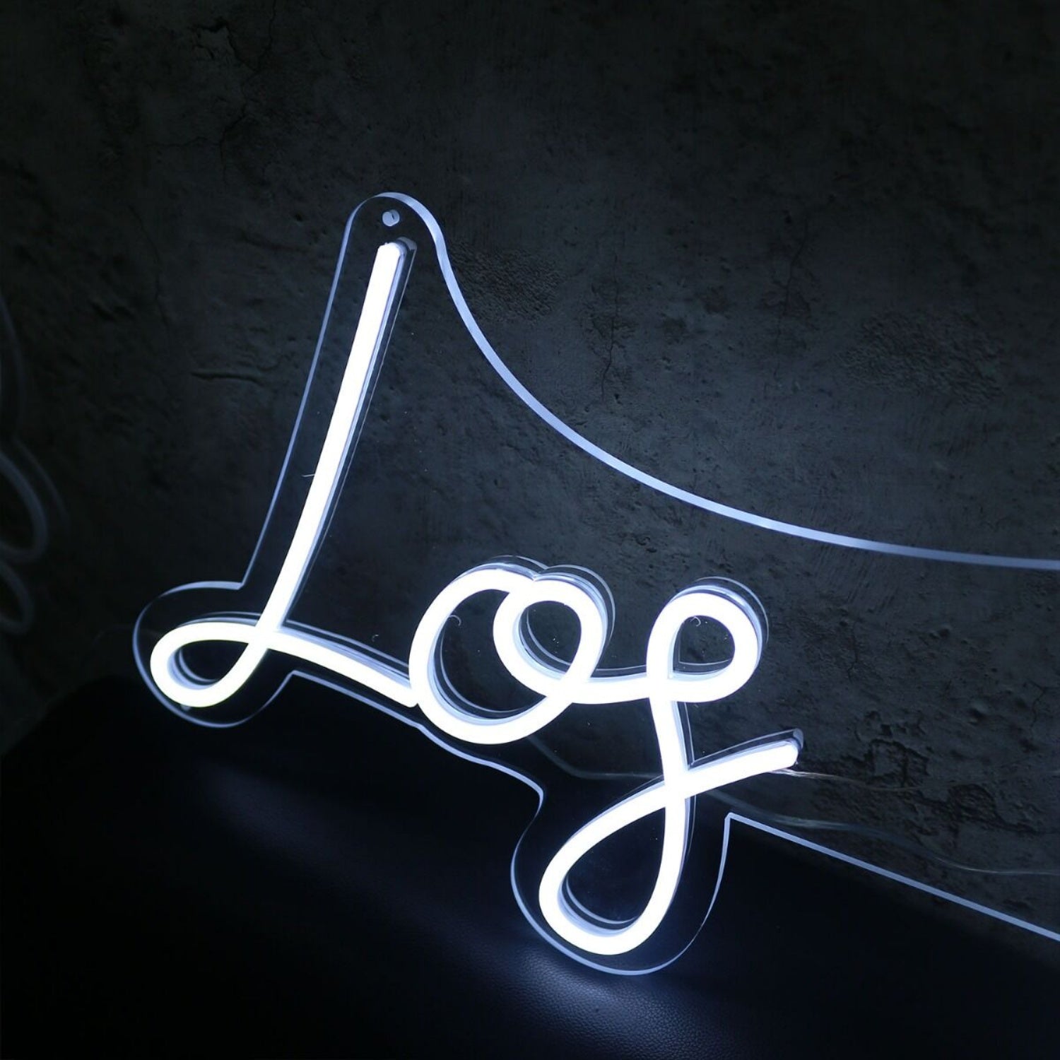 Log Pagillag White Led Neon Sign - Shineneon