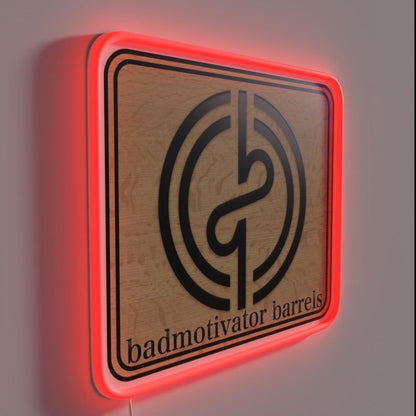 Logo And Name Color Embossed Rgb Led Neon Sign - LED neon sign close-up detail