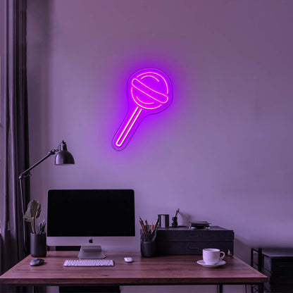 Lollipop Neon Sign Candy Shop Wall Decor Neon Sign For Sale - Shineneon