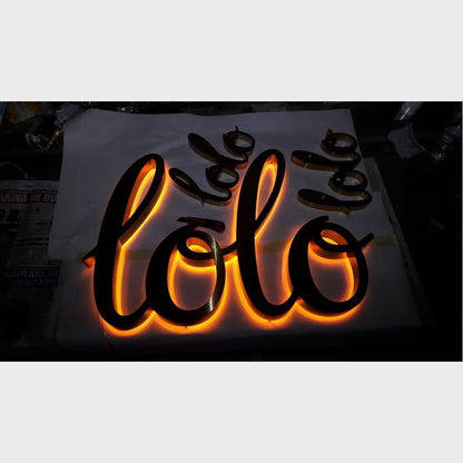 Lolo 3D Backlit Channel Letters Led Light Sign - Shineneon