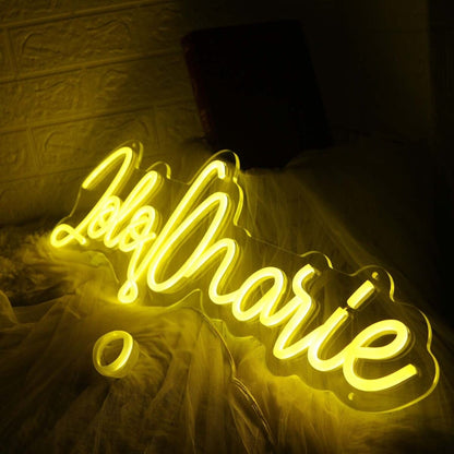 Lolo Marie Yellow Led Neon Sign - Shineneon