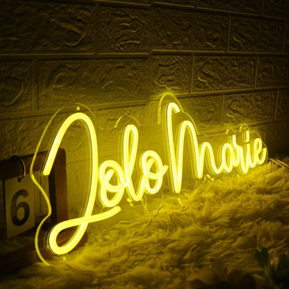 Lolo Marie Yellow Led Neon Sign - Shineneon