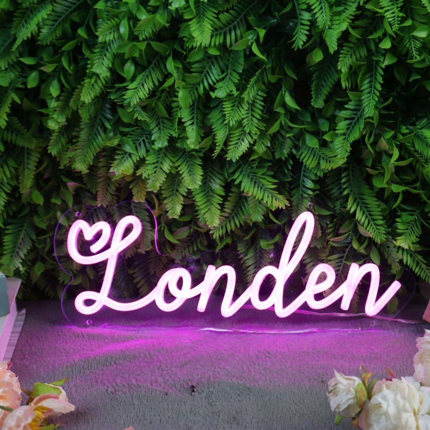 Londen Pink Led Neon Sign - Shineneon