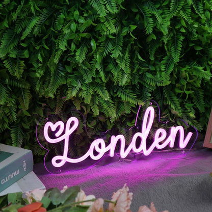 Londen Pink Led Neon Sign - Shineneon