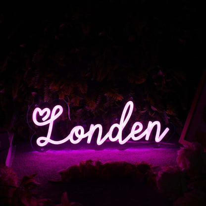 Londen Pink Led Neon Sign - Shineneon