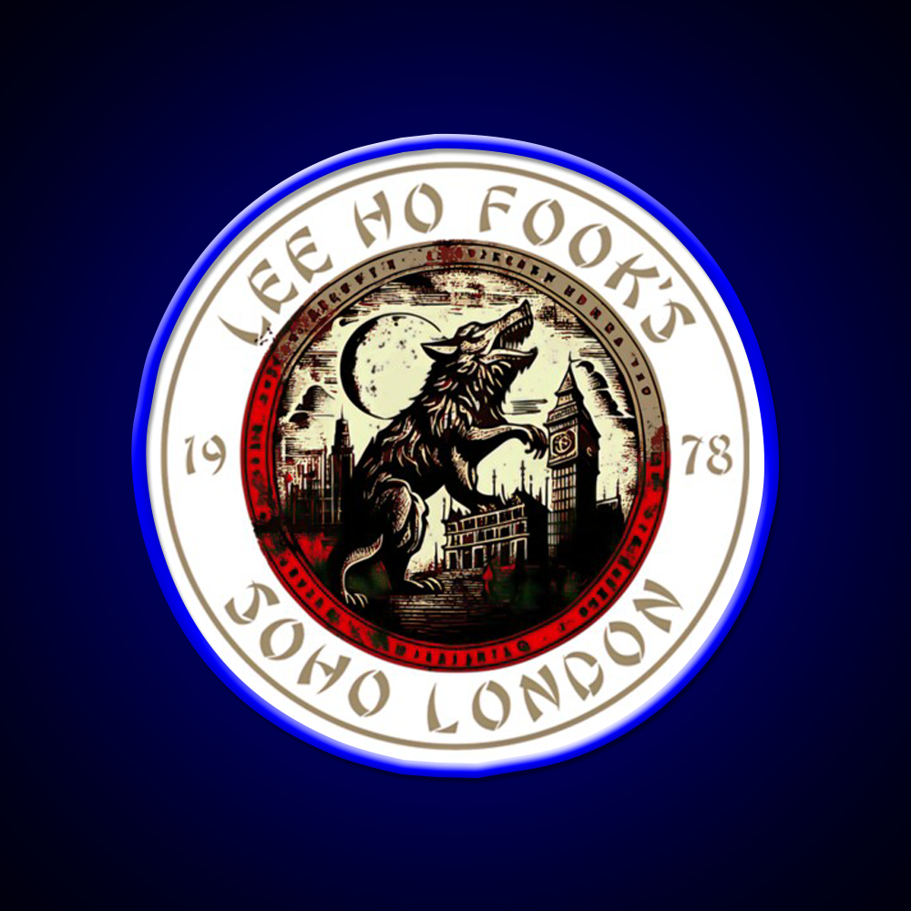 London Food China Style 1978 Asian Cultural Led Neon Sign Rgb Color