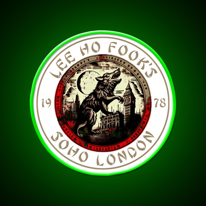 London Food China Style 1978 Asian Cultural Led Neon Sign Rgb Color