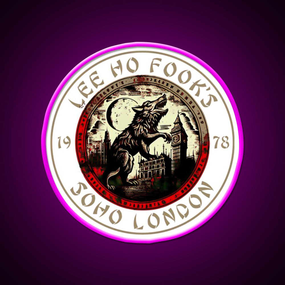 London Food China Style 1978 Asian Cultural Led Neon Sign Rgb Color