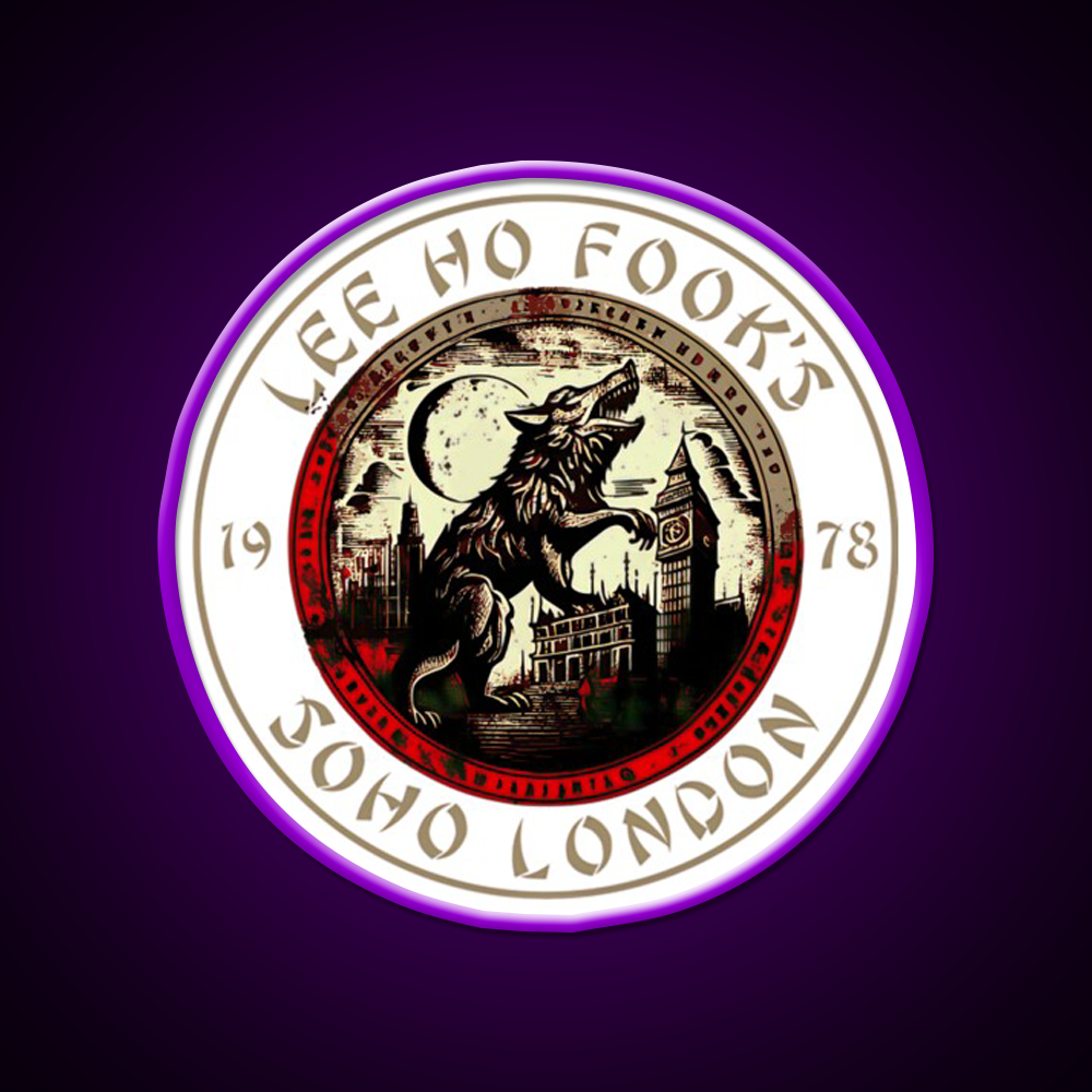 London Food China Style 1978 Asian Cultural Led Neon Sign Rgb Color