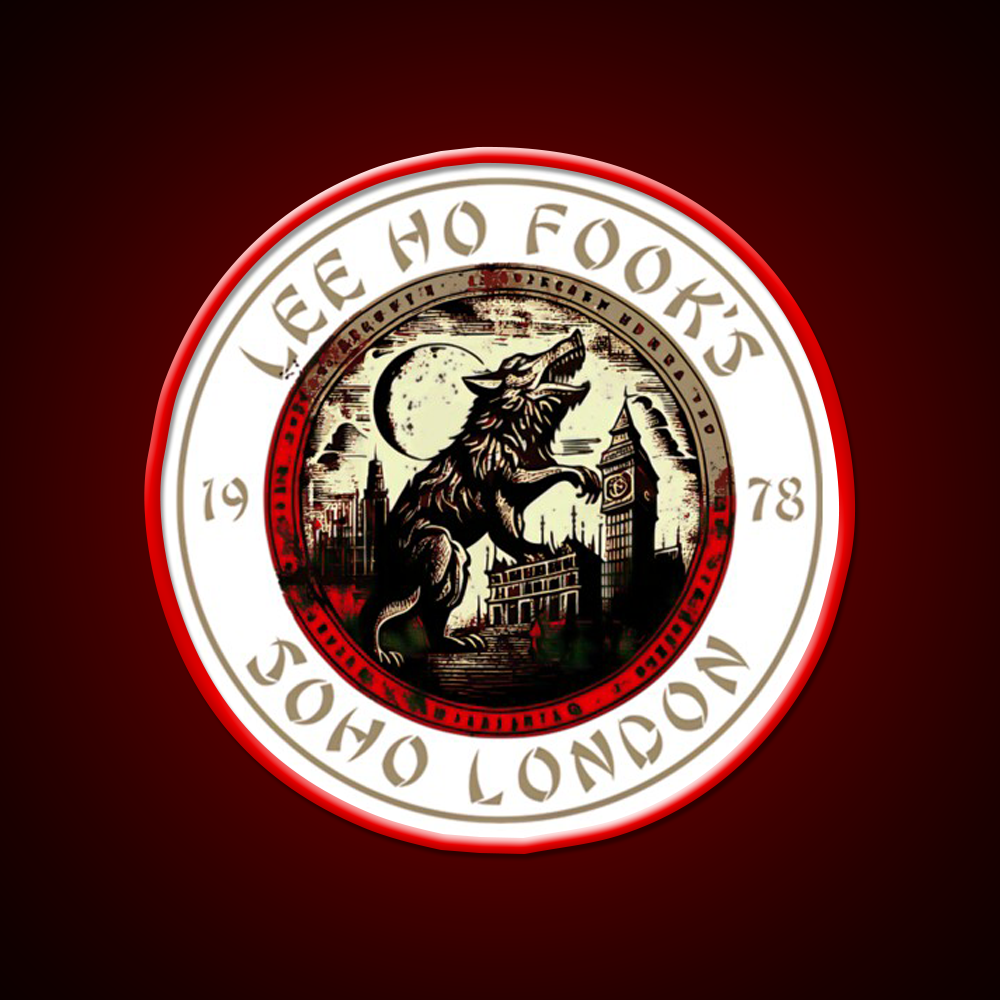 London Food China Style 1978 Asian Cultural Led Neon Sign Rgb Color