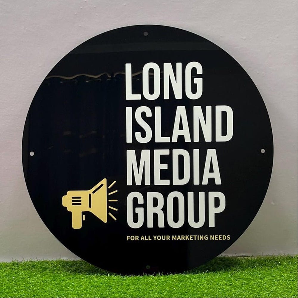 Long Island Media Group Acrylic Business Logo Sign - Shineneon