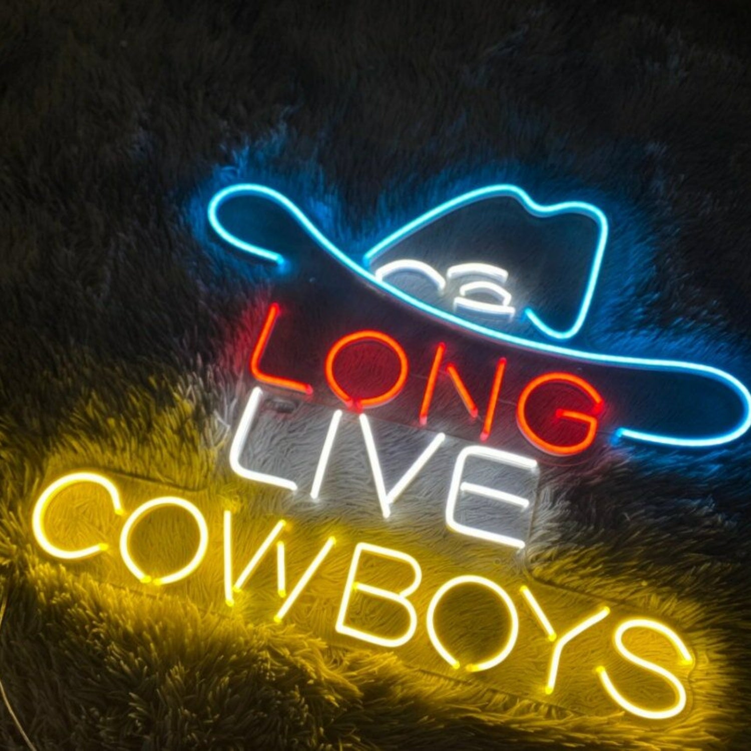 Long Live Cowboys Led Neon Sign For Western And Rustic Decor | Shineneon