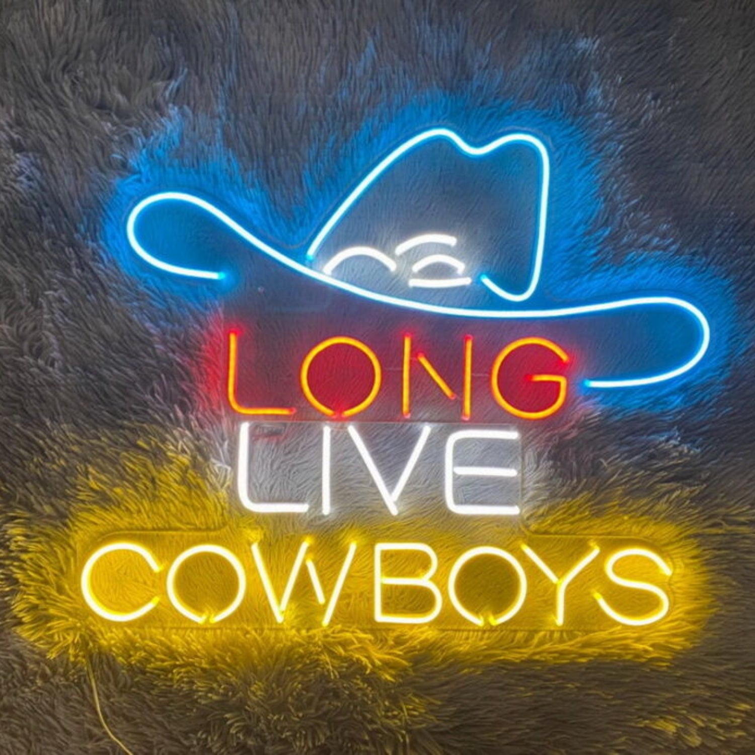 Long Live Cowboys Led Neon Sign For Western And Rustic Decor | Shineneon