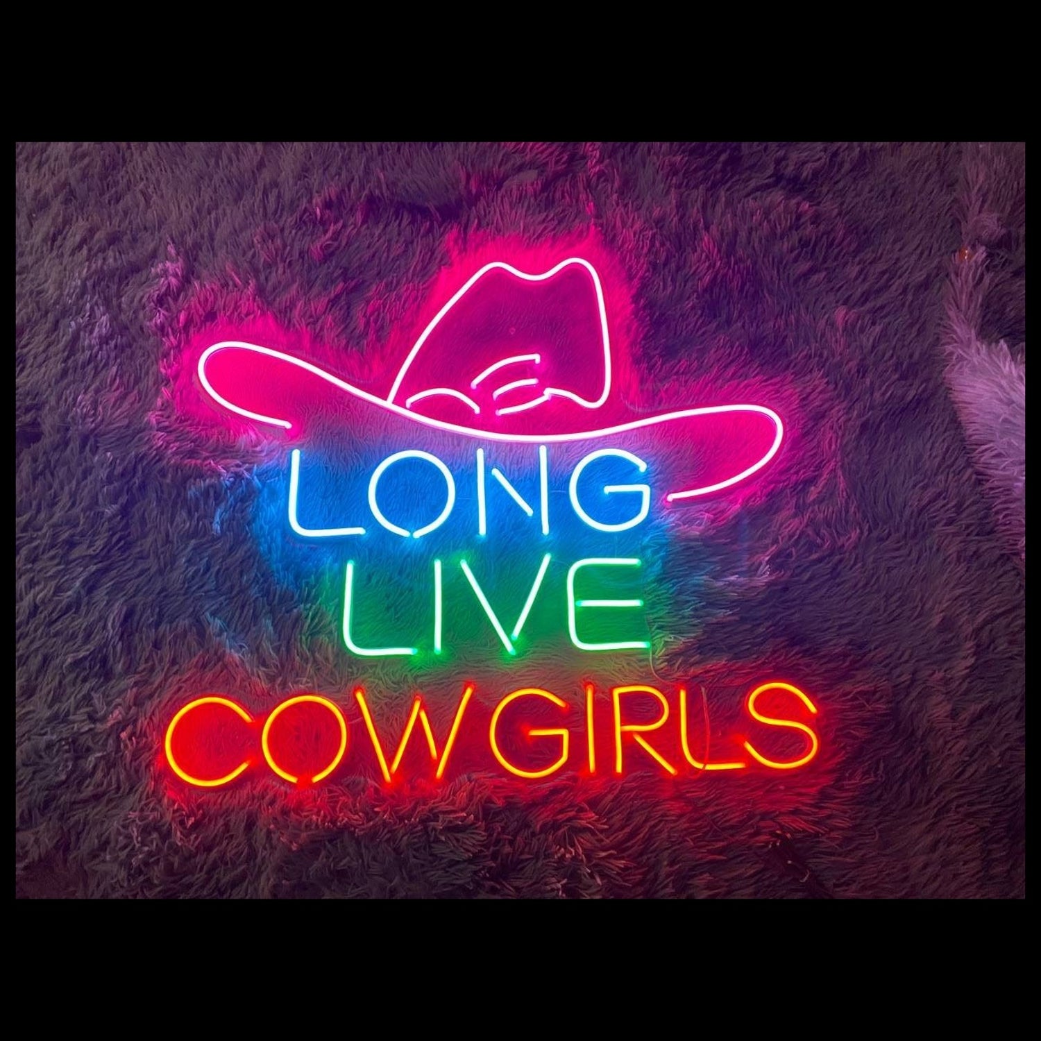 Long Live Cowgirl Led Neon Sign Texas Cowgirl Neon Led Sign | Shineneon