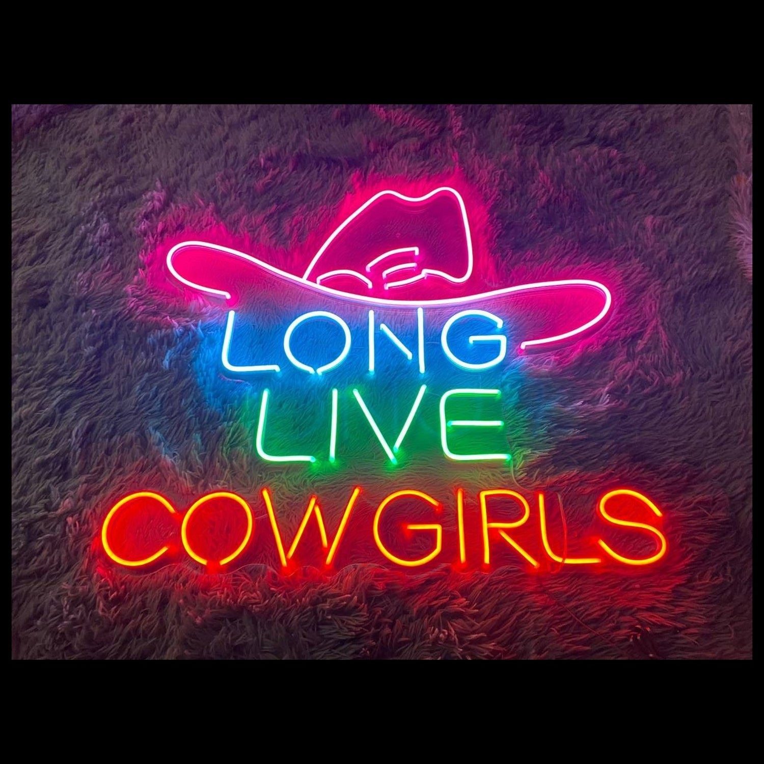 Long Live Cowgirl Led Neon Sign Texas Cowgirl Neon Led Sign | Shineneon