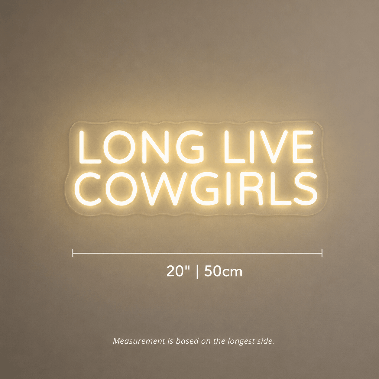 Long Live Cowgirls Hangs Wall Decor LED Neon Sign - Shineneon