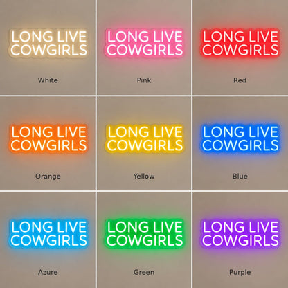 Long Live Cowgirls LED Neon Sign - Shineneon