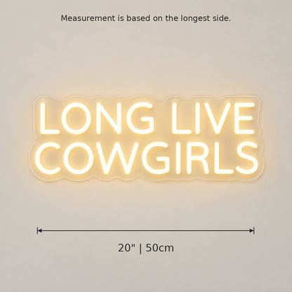 Long Live Cowgirls LED Neon Sign - Shineneon