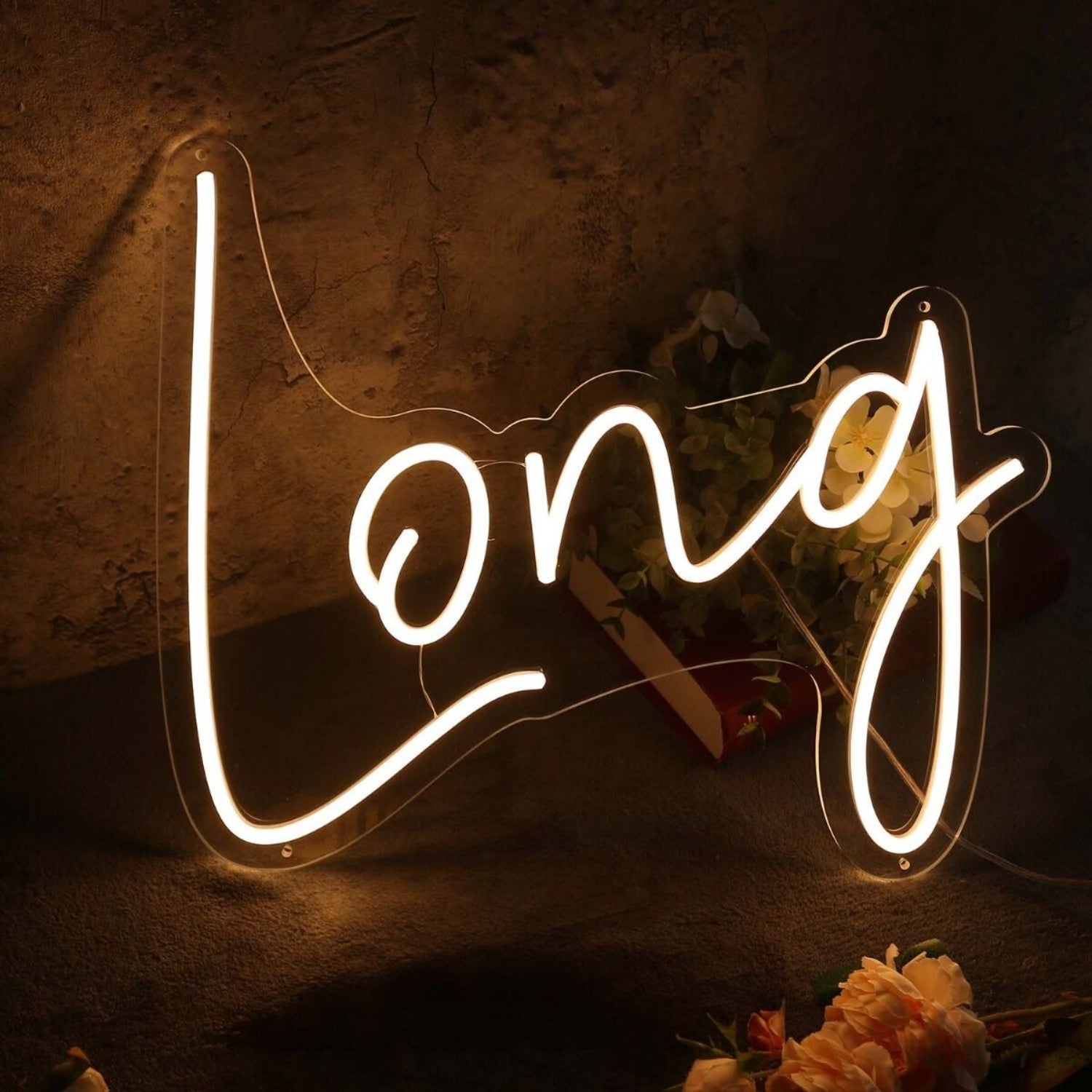 Long Yellow Led Neon Sign - Shineneon