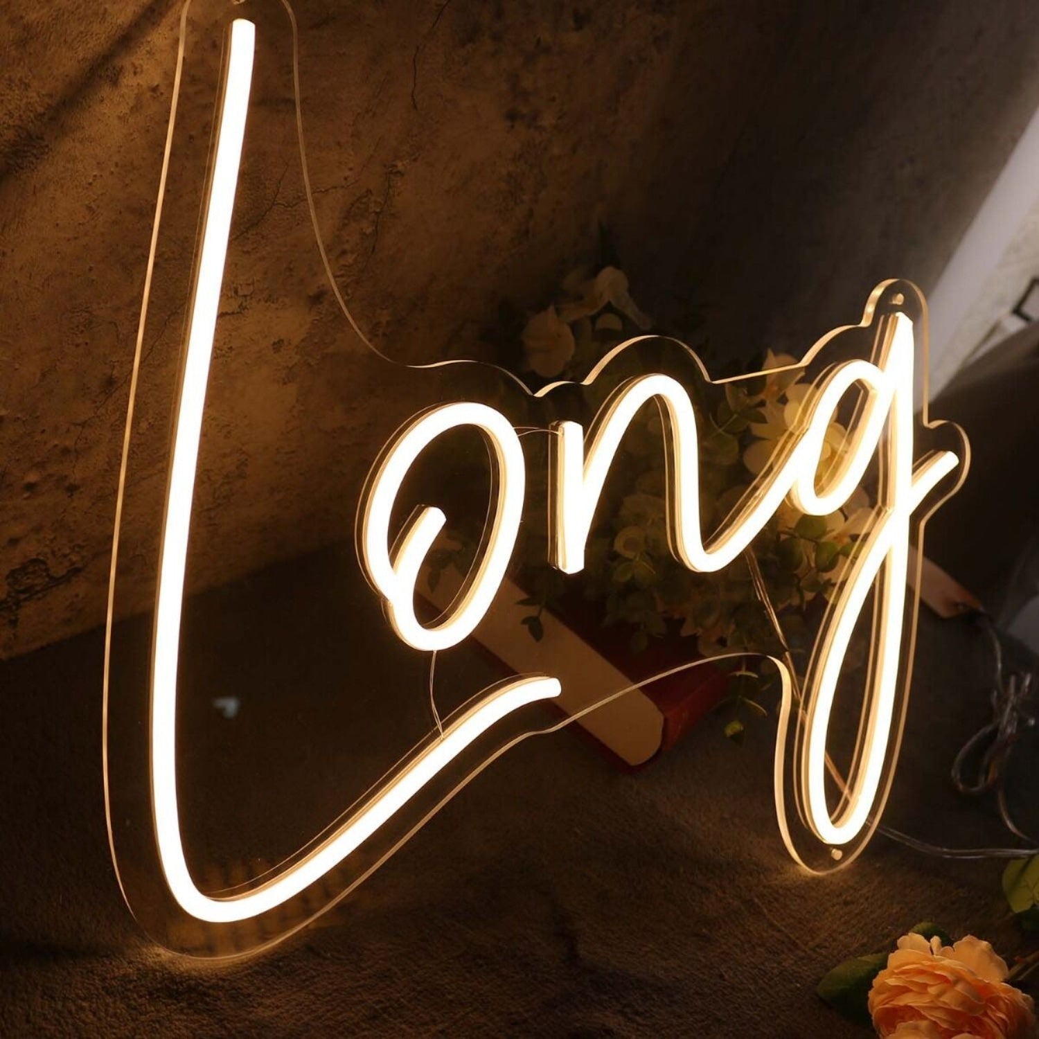 Long Yellow Led Neon Sign - Shineneon