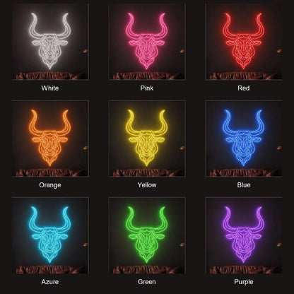 Longhorn Bull LED Neon Sign - Shineneon