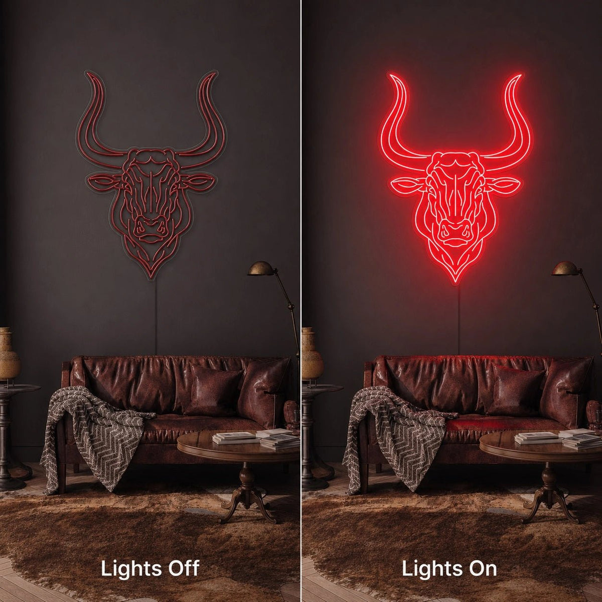 Longhorn Bull LED Neon Sign - Shineneon