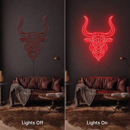 Longhorn Bull LED Neon Sign - Shineneon