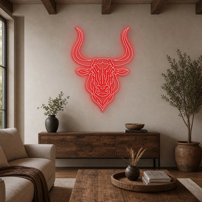 Longhorn Bull LED Neon Sign - Shineneon