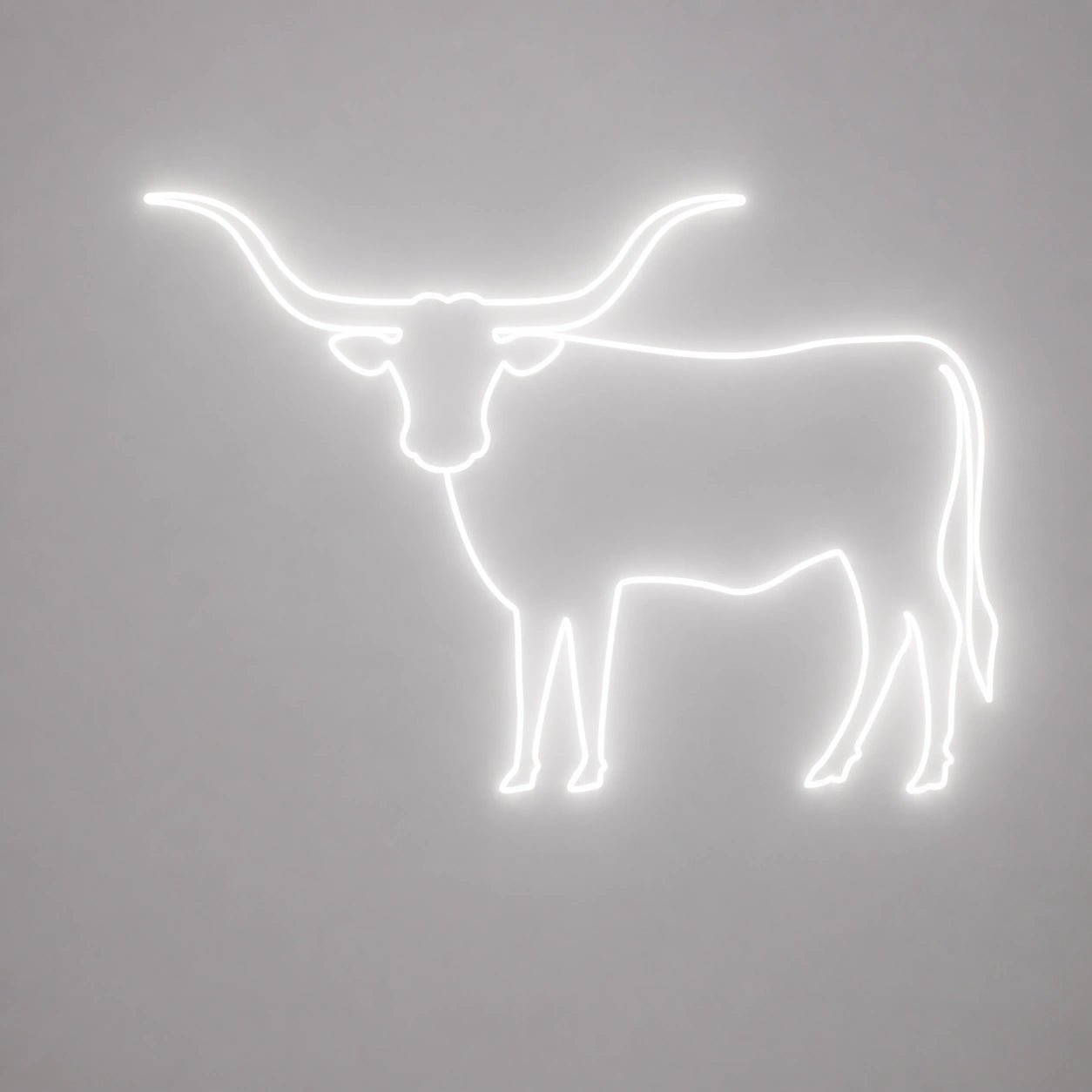 Longhorn Cattle Couch Cowboy Hat Vintage LED Neon Sign - Shineneon