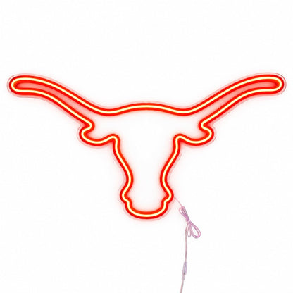 Longhorn Steer Head LED Neon Sign - Shineneon