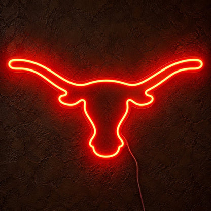 Longhorn Steer Head LED Neon Sign - Shineneon