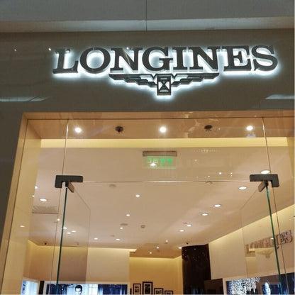 Longines Logo 3D Backlit Channel Letters Led Light Sign - Shineneon