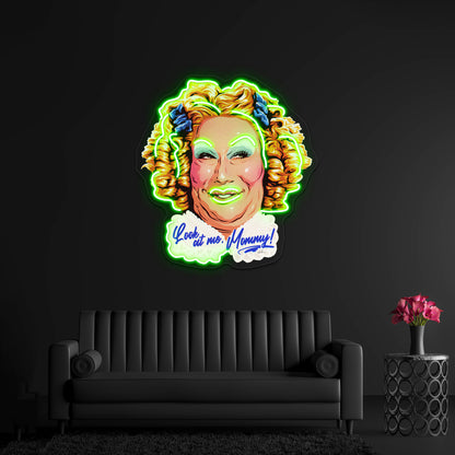 Look At Me Mommy Artwork Led Neon