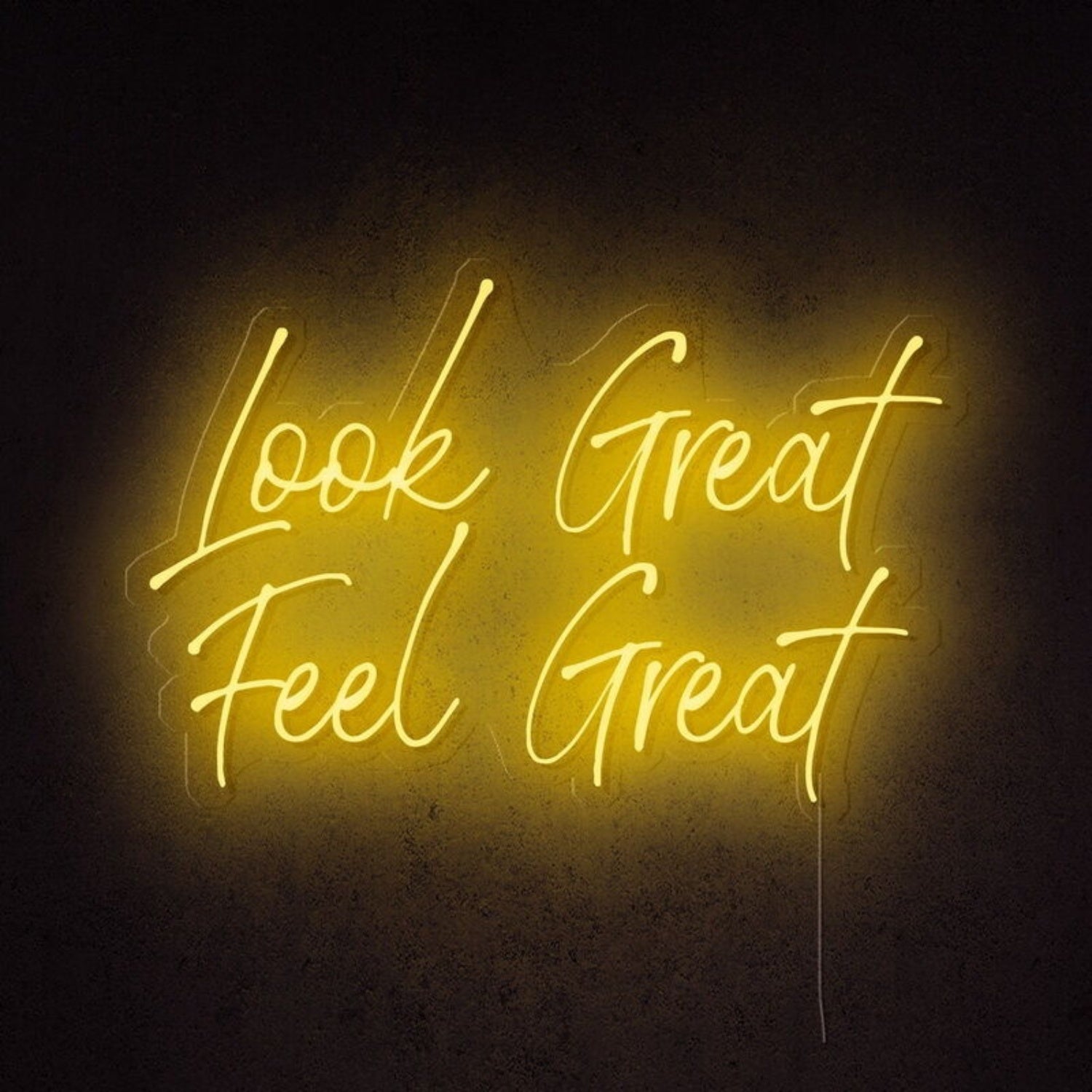 Look Great Feel Great Led Neon Sign Beauty Studios | Shineneon