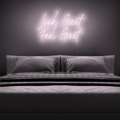 Look Great Feel Great Led Neon Sign Beauty Studios | Shineneon