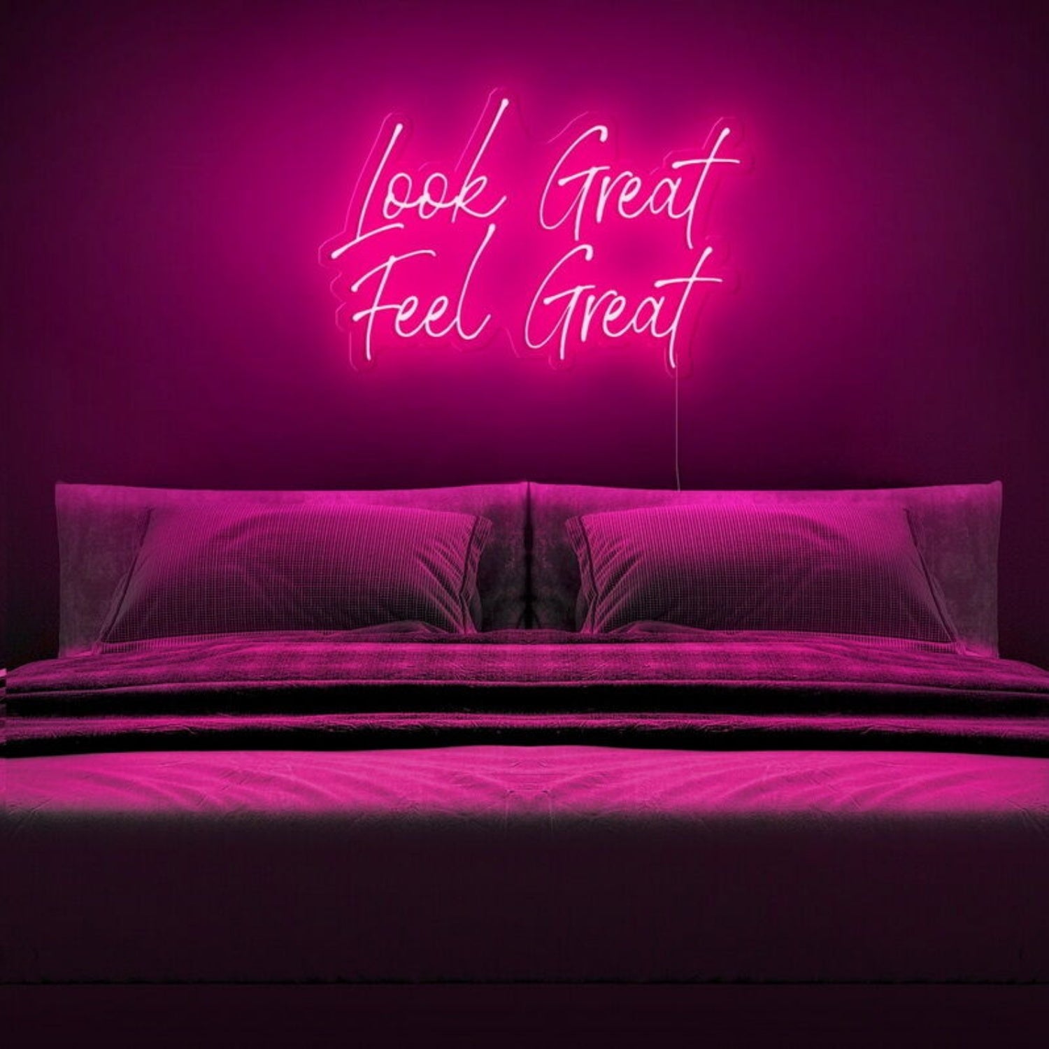 Look Great Feel Great Led Neon Sign Beauty Studios | Shineneon