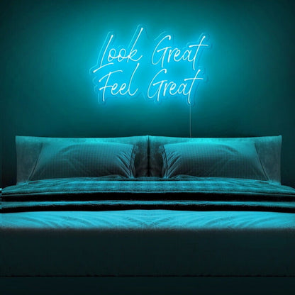 Look Great Feel Great Led Neon Sign Beauty Studios | Shineneon