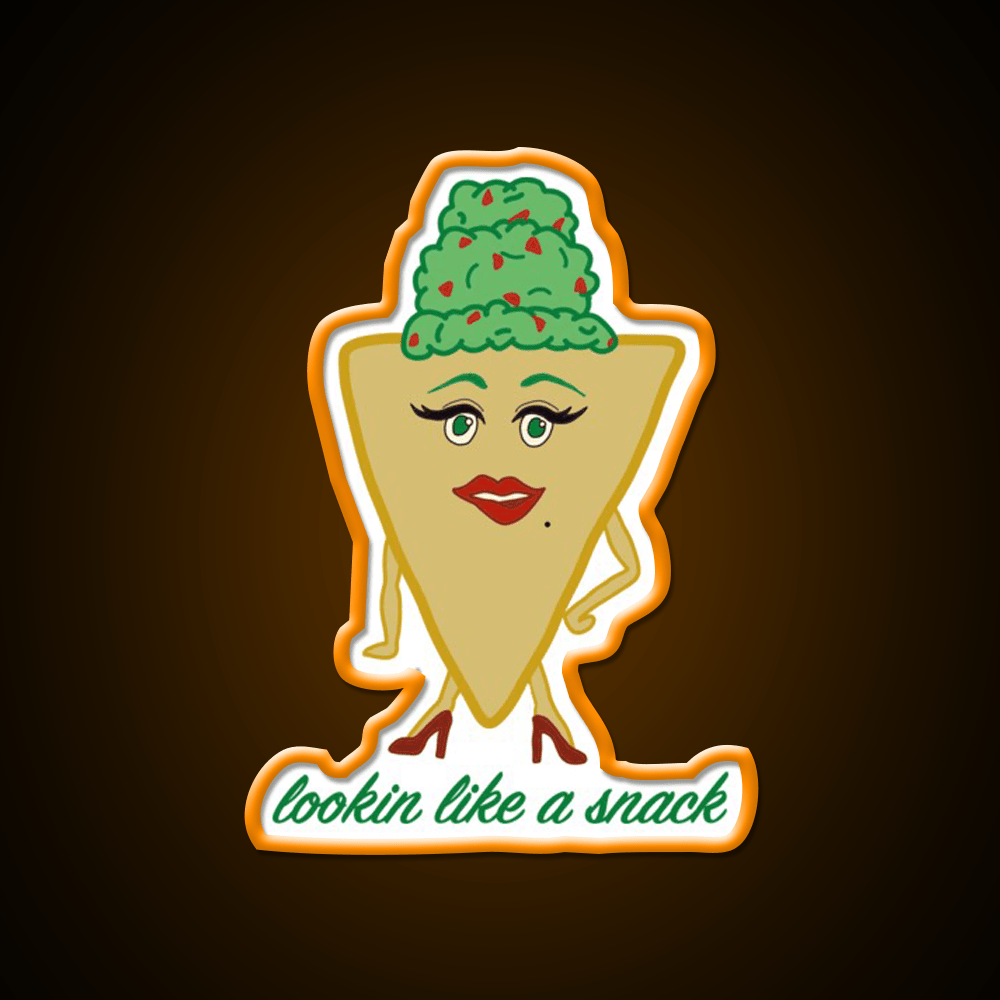 Looking Like A Snack Food Led Neon Sign For Snack Room Rgb Color - Shineneon