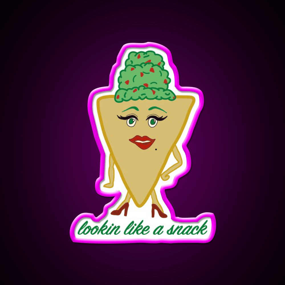 Looking Like A Snack Food Led Neon Sign For Snack Room Rgb Color - Shineneon