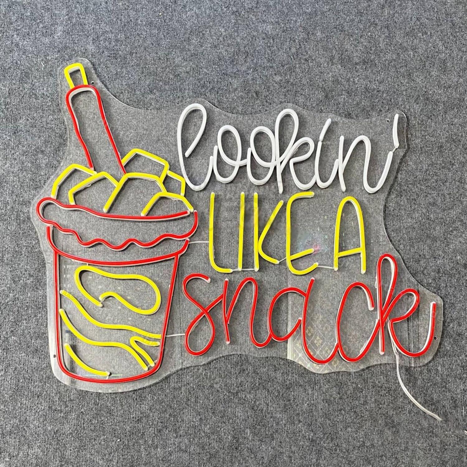 Looking Like A Snack Led Neon Sign Mangonada Food Led Neon Sign | Shineneon